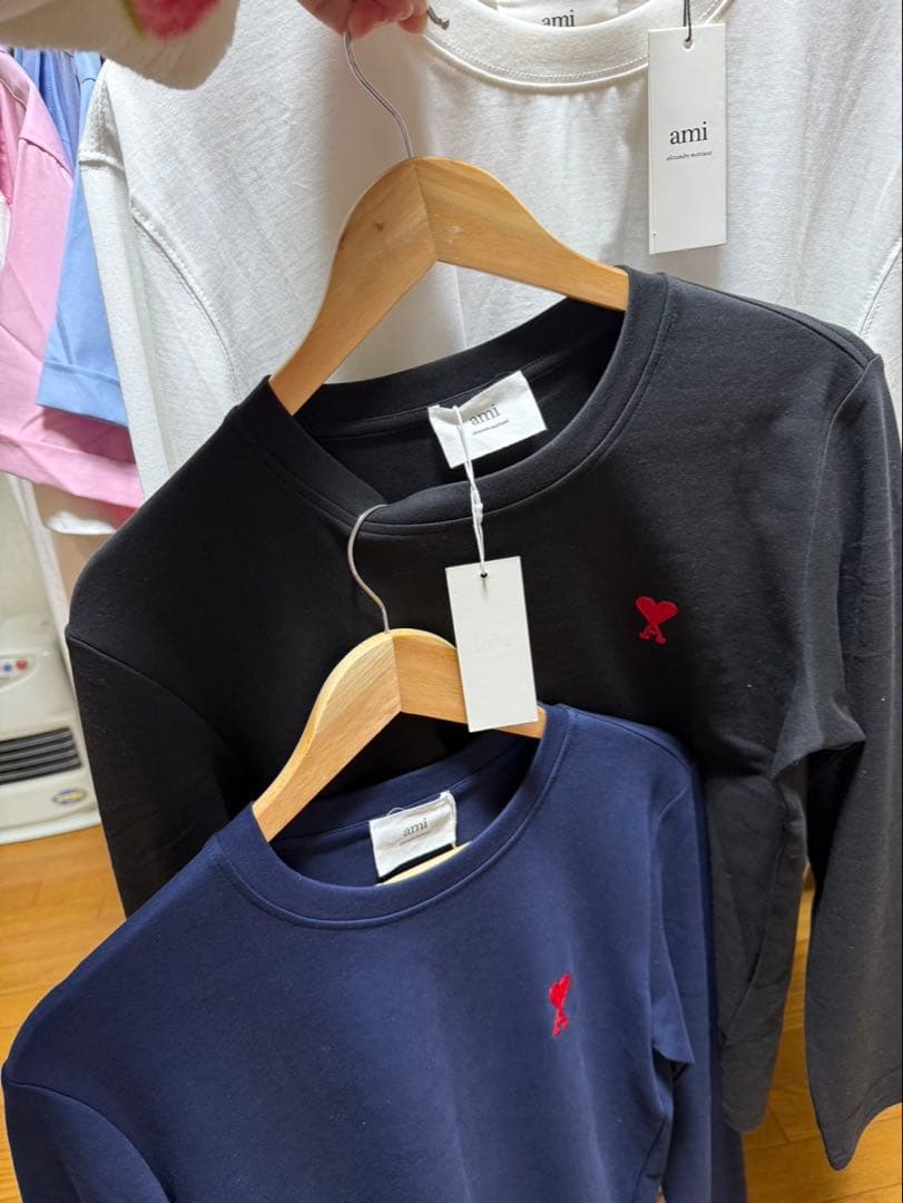 ami 長袖Tシャツ 3色セット