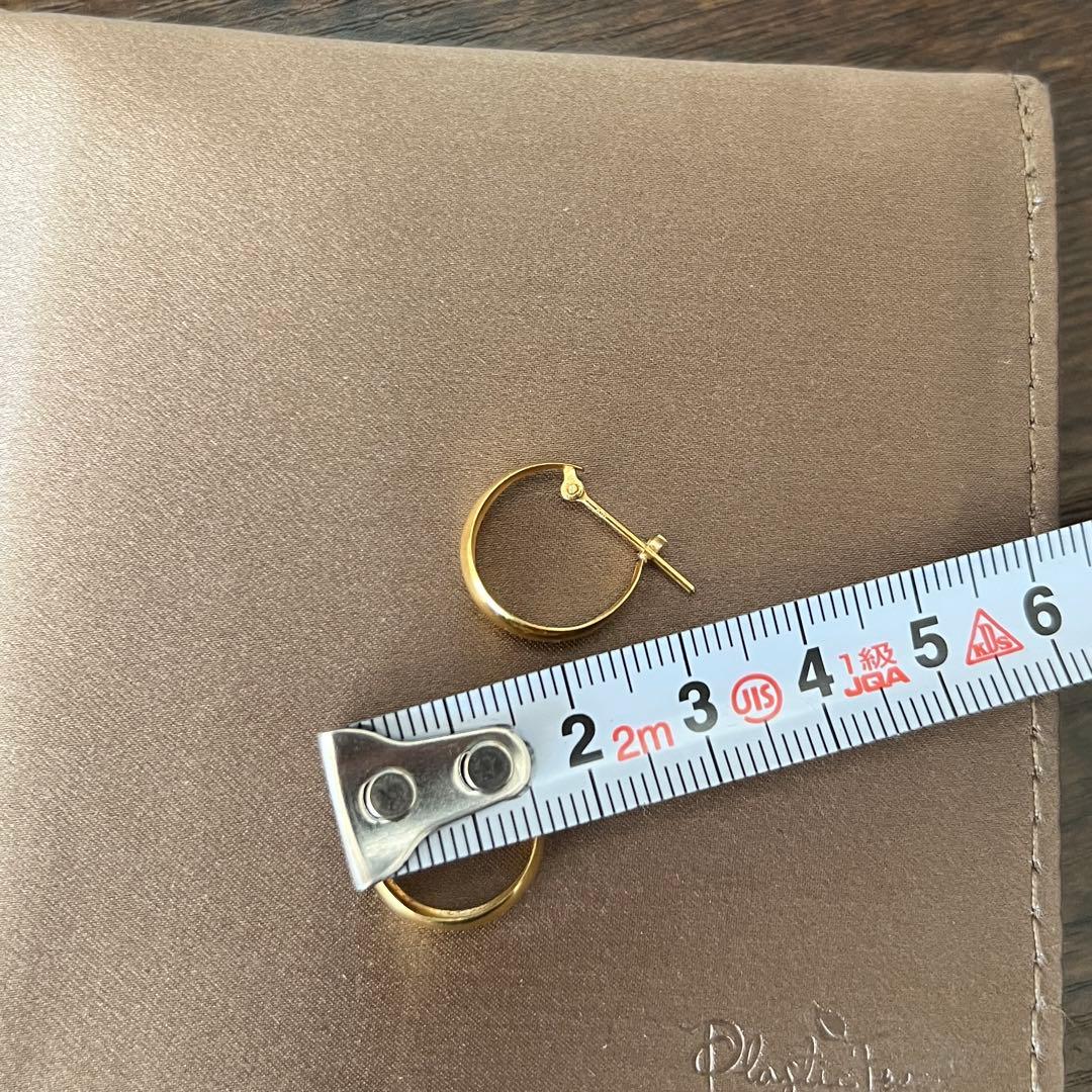 TSUTSUMI K18イエローゴールドピアス フープピアス