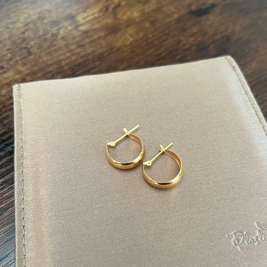TSUTSUMI K18イエローゴールドピアス フープピアス