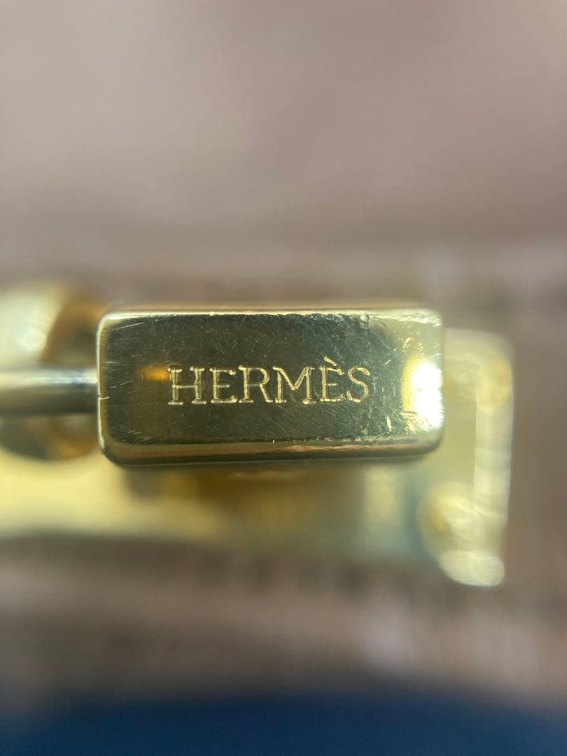 【極美品】エルメス ケリー 茶レザー グローブ×希少ゴールド金具 ホルダー 付き