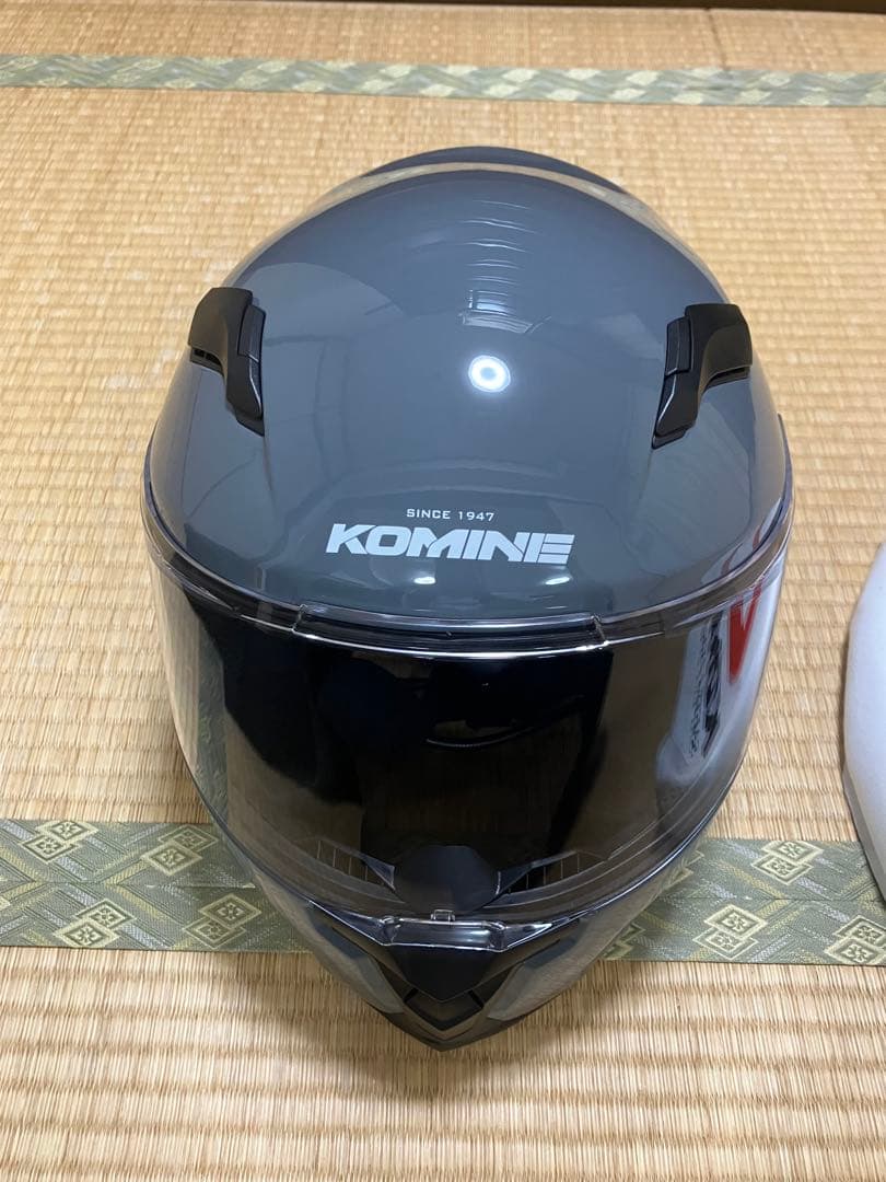 コミネ HK-170 フルフェイスヘルメット グレー Lサイズ