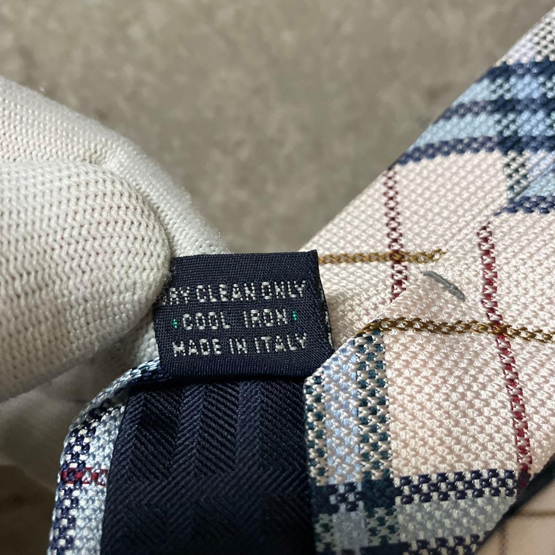 【本日限定】BURBERRY バーバリー ネクタイ チェック ライトピンク