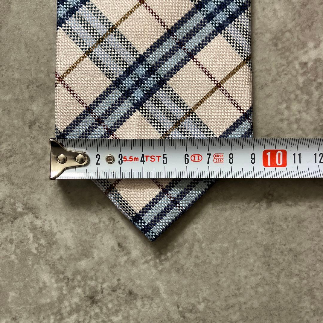 【本日限定】BURBERRY バーバリー ネクタイ チェック ライトピンク