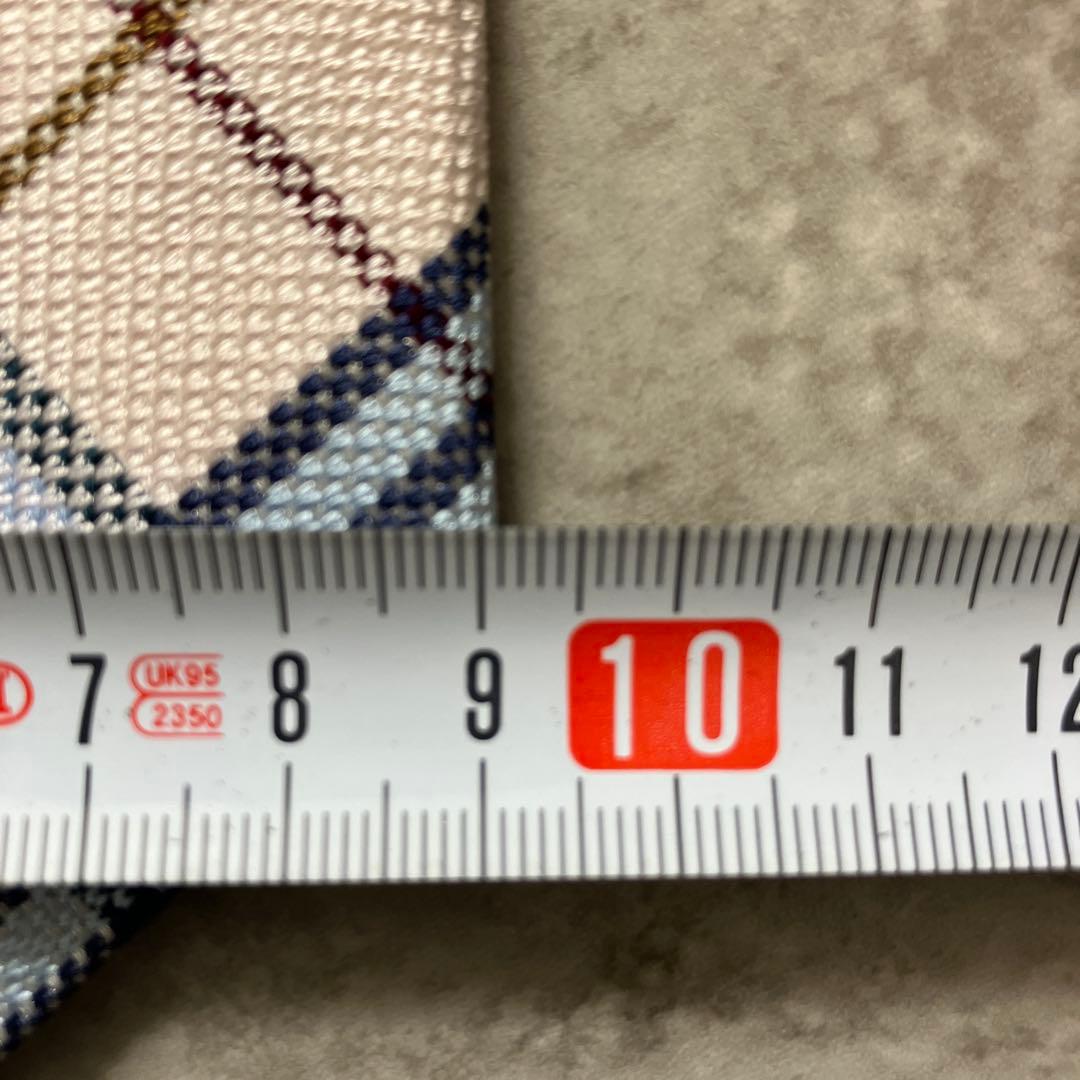 【本日限定】BURBERRY バーバリー ネクタイ チェック ライトピンク