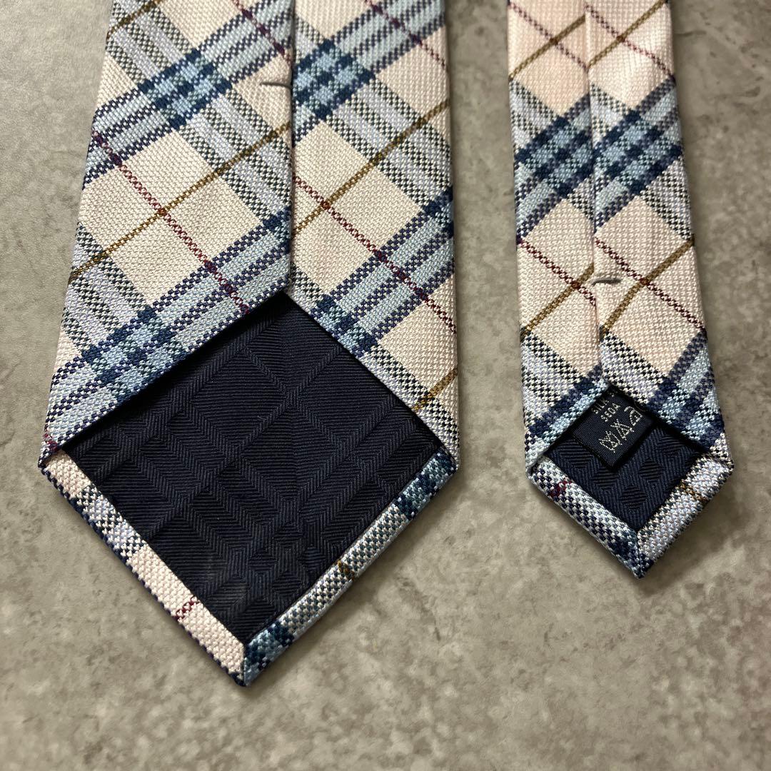 【本日限定】BURBERRY バーバリー ネクタイ チェック ライトピンク