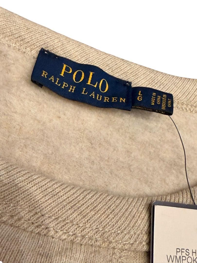 【新品未使用タグ付】ポロラルフローレン定番大人気ガジェット裏起毛スウェット
