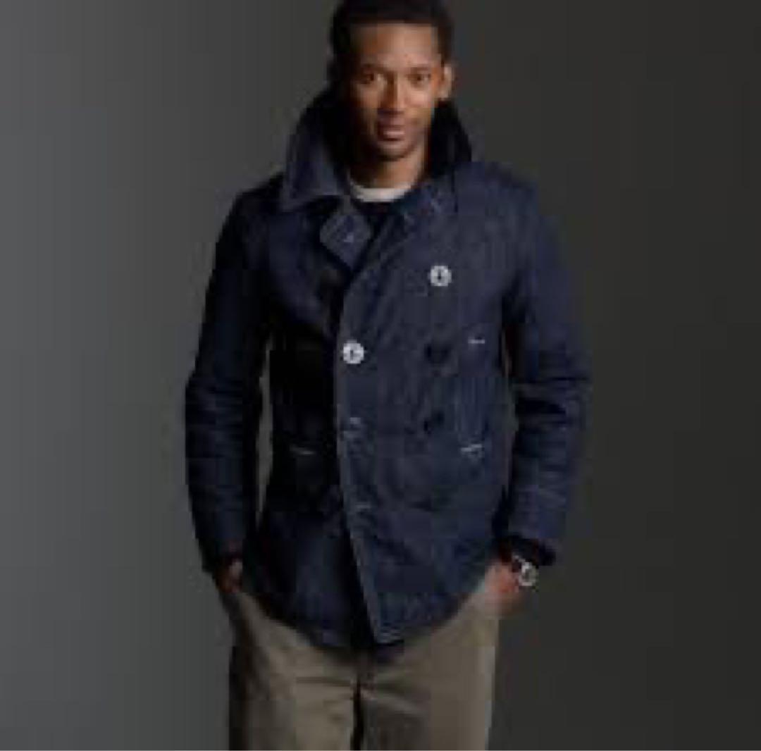 G-STAR RAW デニム ピーコート ジャケット サイズL