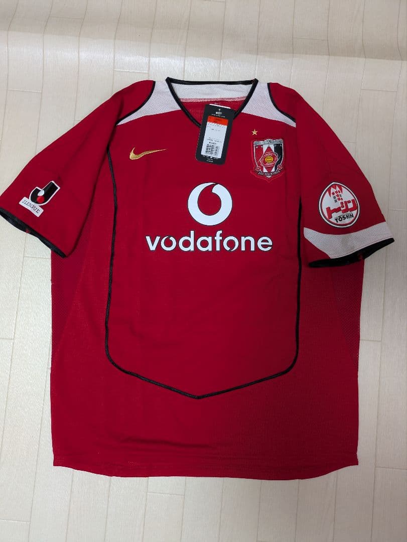 Nike 浦和レッズ　赤 サッカーシャツ Lサイズ