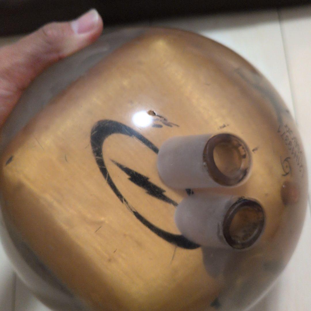 ボウリングボール クリアベルモ ゴールド 15ポンド