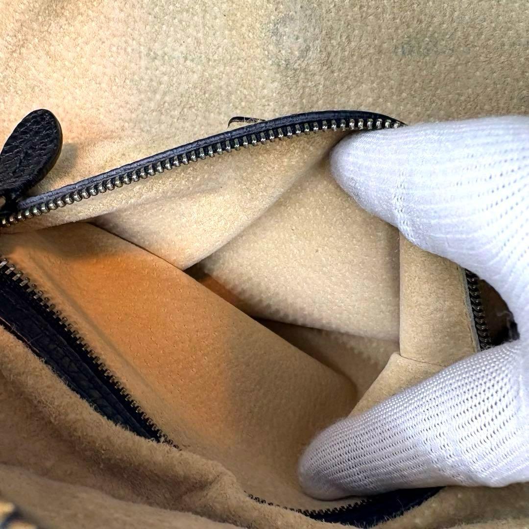 美品　J＆M DAVIDSON　ミニミア　ボストン　トートバッグ　レザー　黒