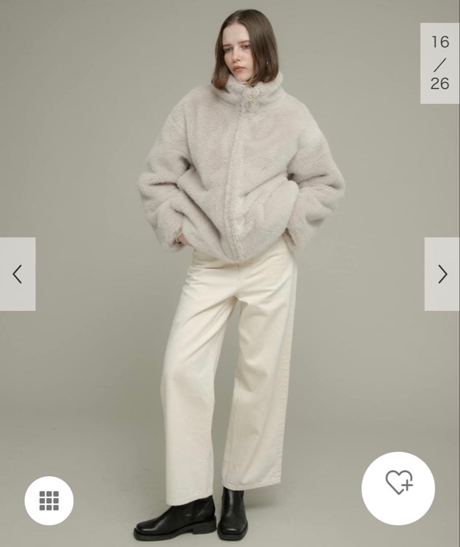 アーバンリサーチ　サニーレーベル ミンクライクファーブルゾン