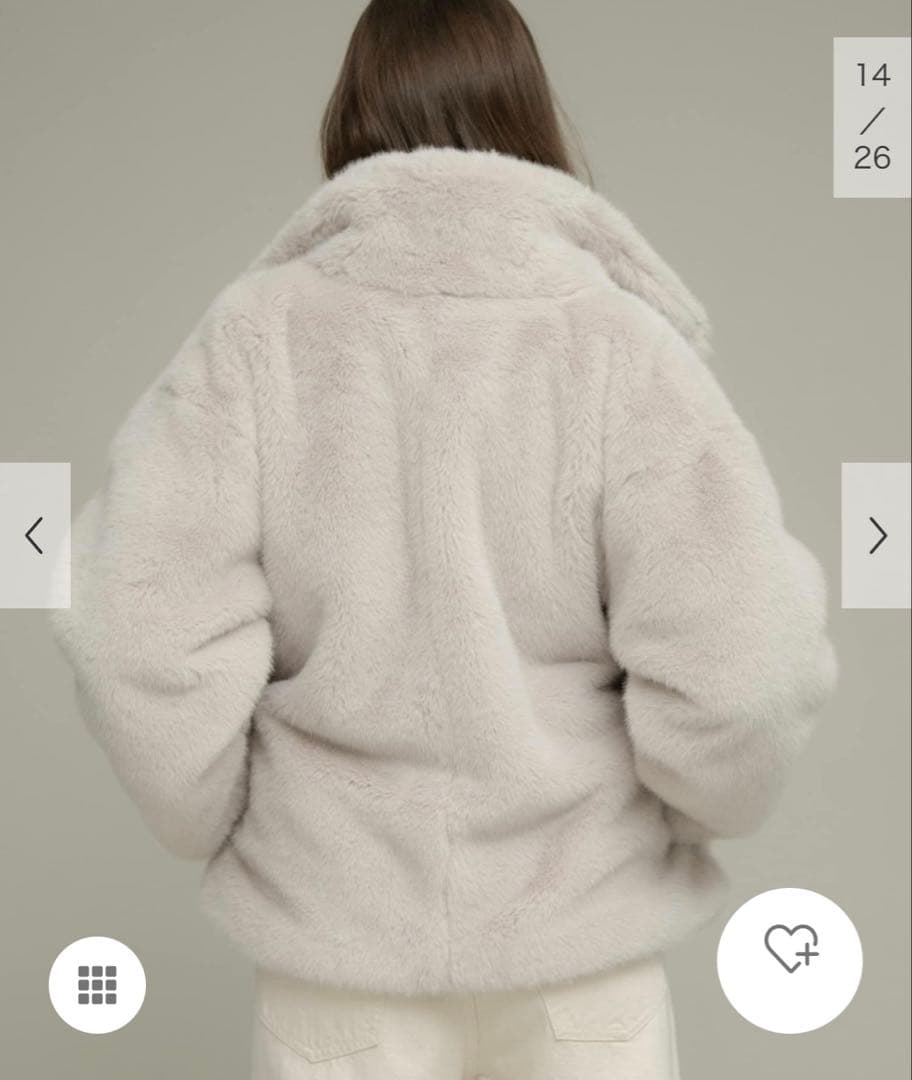 アーバンリサーチ　サニーレーベル ミンクライクファーブルゾン