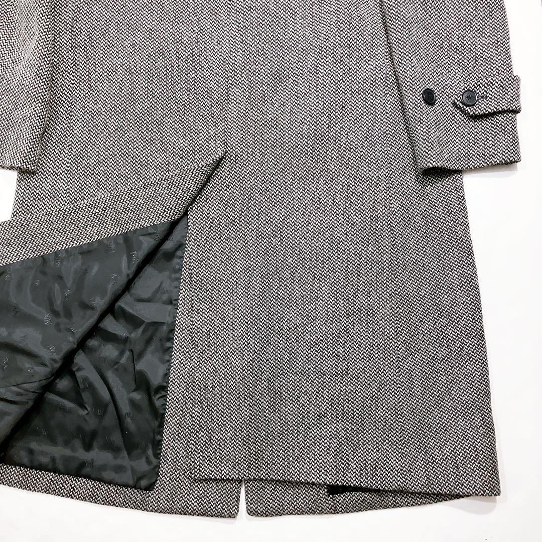 【逸品】ユニクロ JWANDERSON ロングチェスターコート L ヘリンボーン