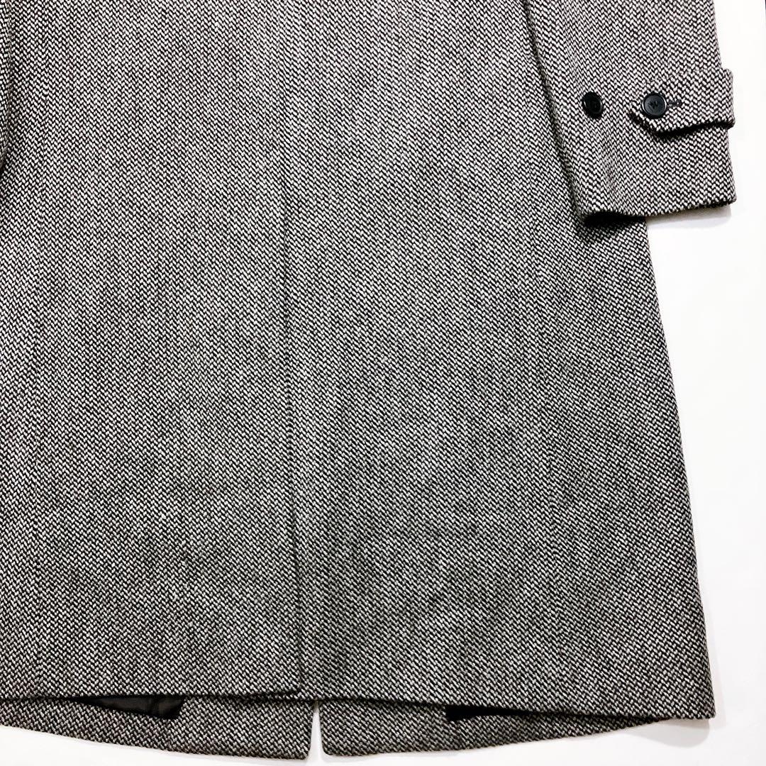 【逸品】ユニクロ JWANDERSON ロングチェスターコート L ヘリンボーン