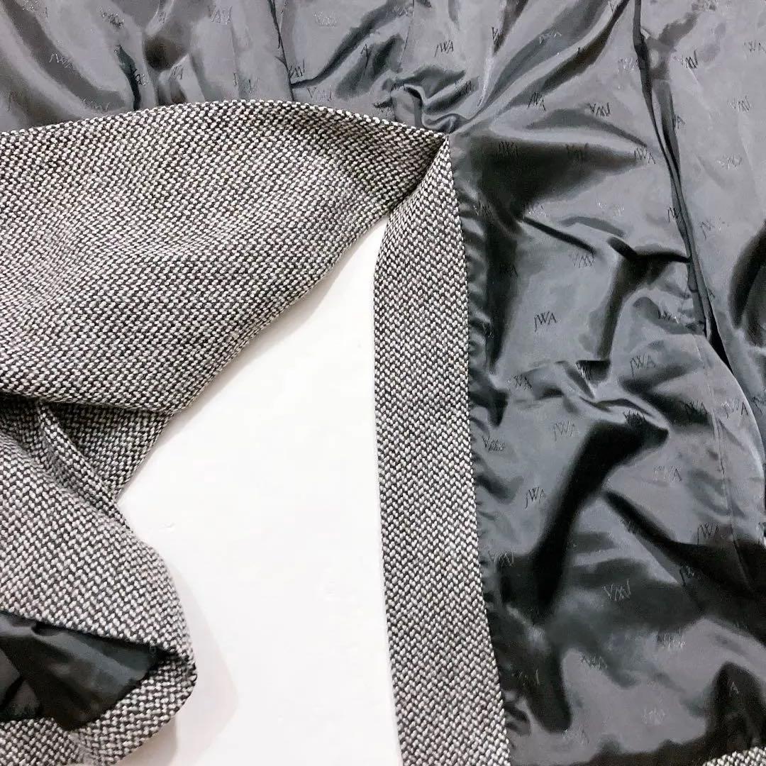 【逸品】ユニクロ JWANDERSON ロングチェスターコート L ヘリンボーン