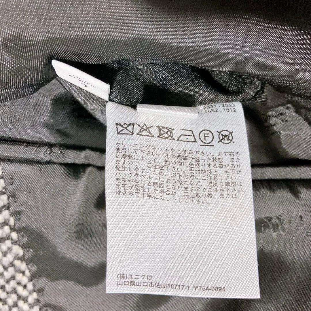 【逸品】ユニクロ JWANDERSON ロングチェスターコート L ヘリンボーン