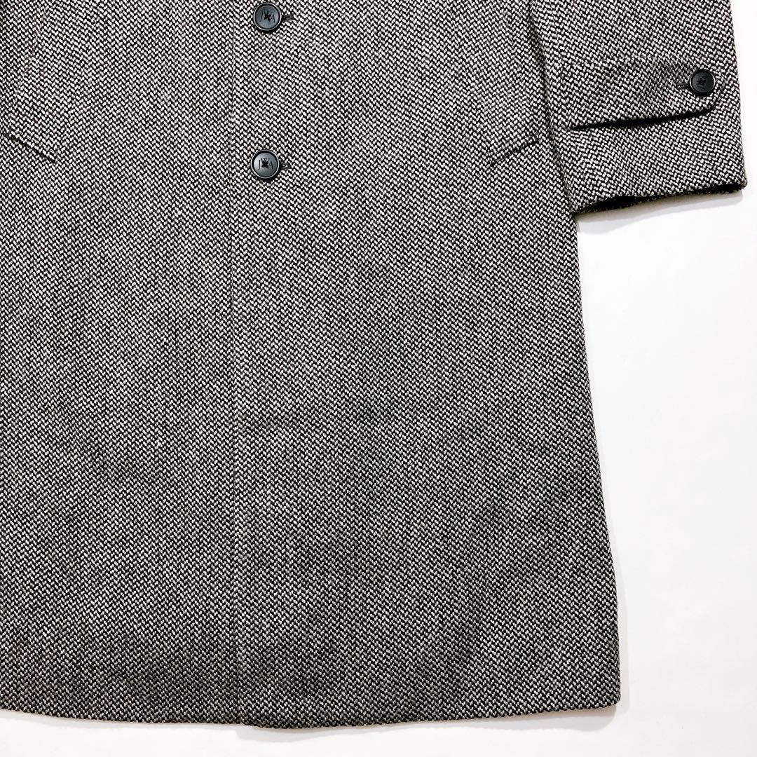 【逸品】ユニクロ JWANDERSON ロングチェスターコート L ヘリンボーン