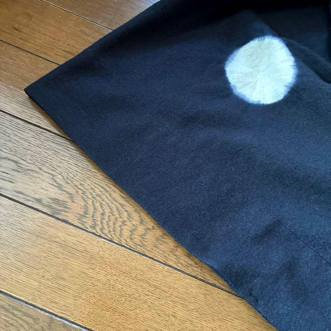 美品★SOU・SOUソウソウ★毛　強圧縮編　きさらぎ　たばた絞り　水玉