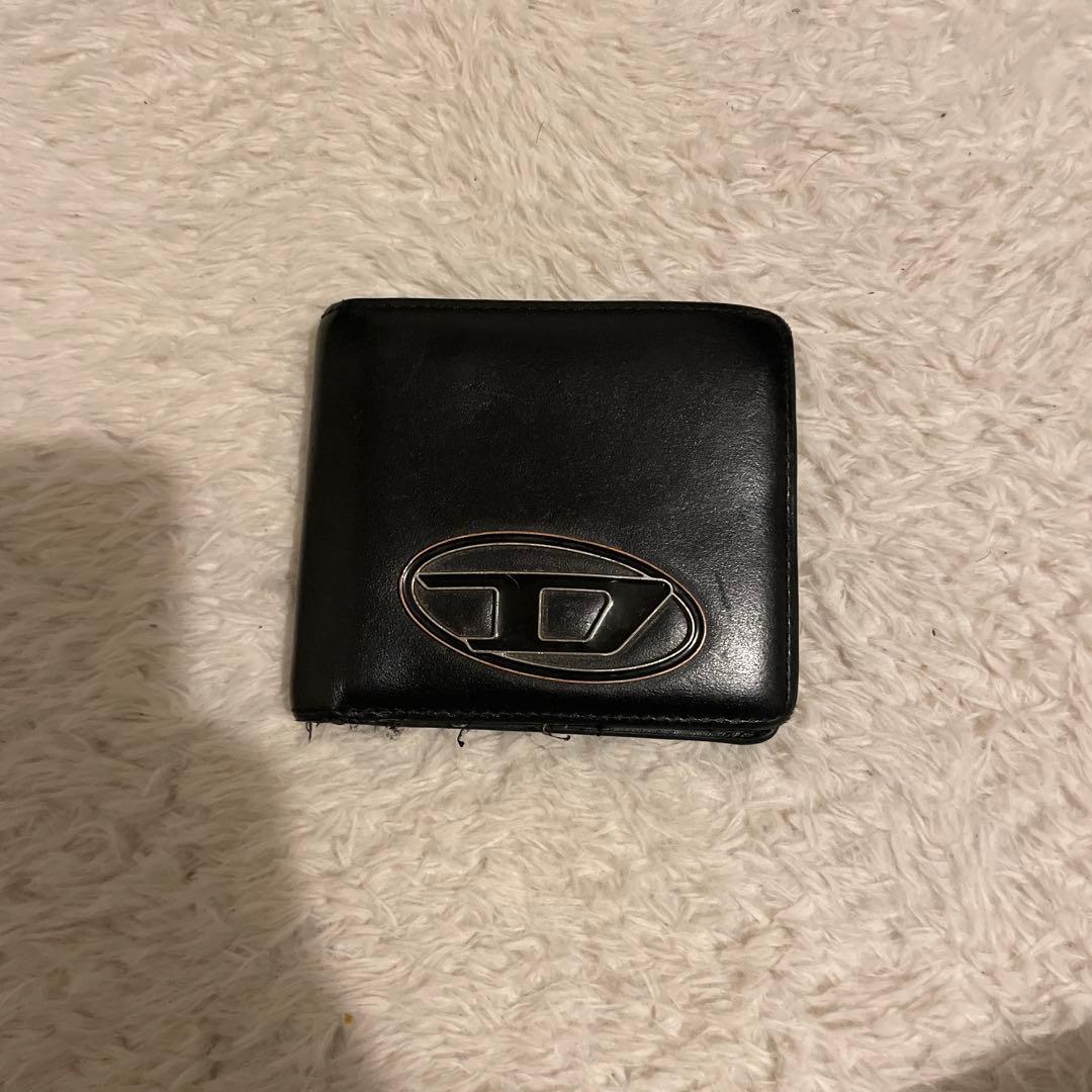 DIESEL 二つ折り財布 黒