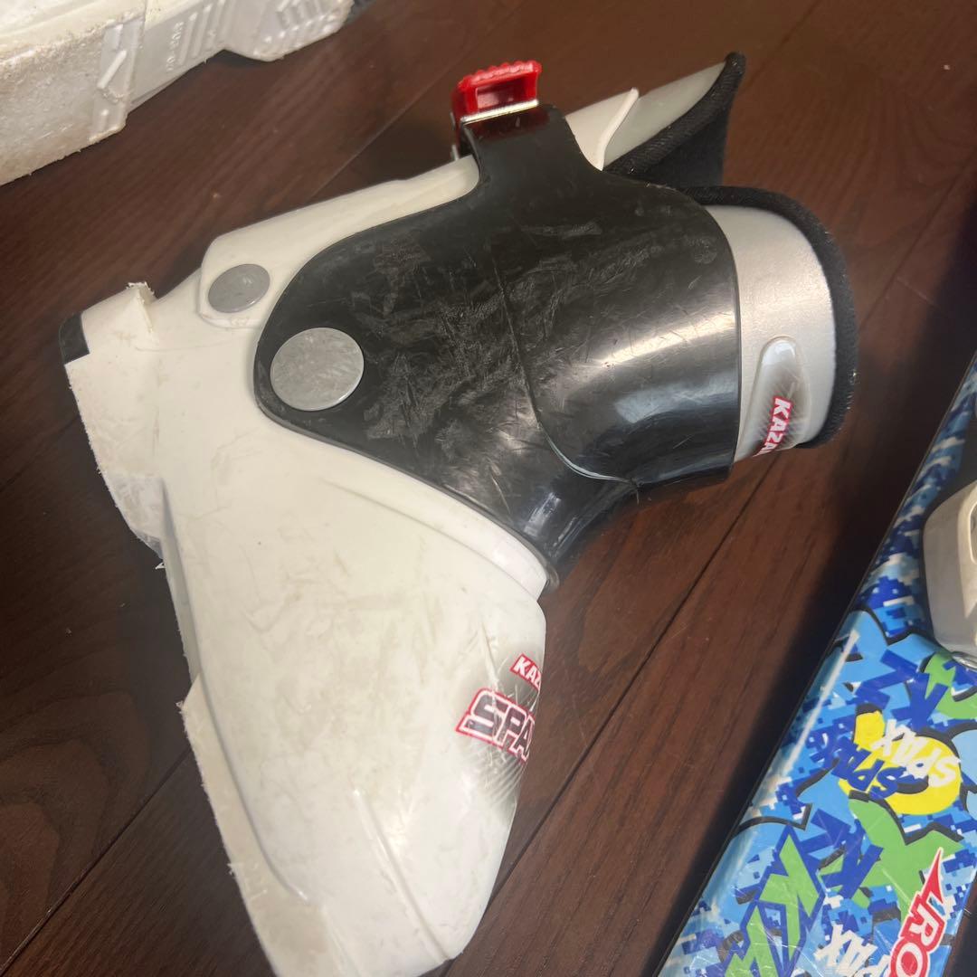 KAZAMA スキーセット　子供用 スキー板、ビンディング、ブーツ、ストック