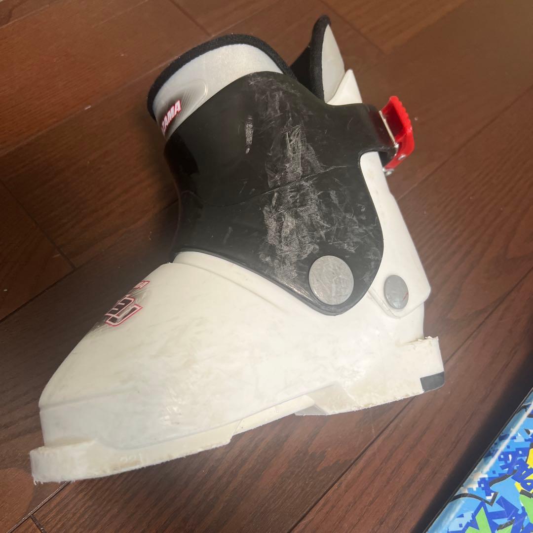 KAZAMA スキーセット　子供用 スキー板、ビンディング、ブーツ、ストック