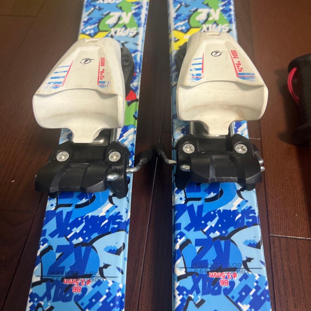 KAZAMA スキーセット　子供用 スキー板、ビンディング、ブーツ、ストック