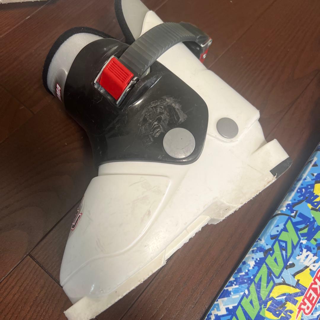 KAZAMA スキーセット　子供用 スキー板、ビンディング、ブーツ、ストック