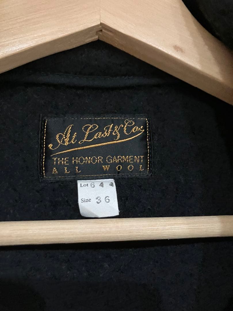 Atlast&co アットラスト Lot644ダブルブレストコート　36