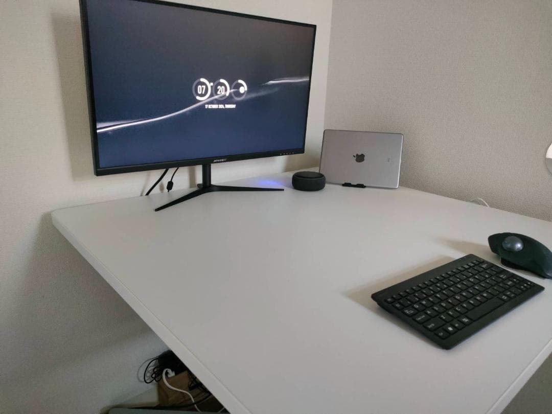 良品✨ミニマム１４万円・良品】白 お洒落 ホワイト★ダイニングPC事務机