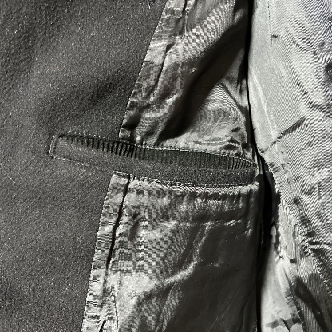 90's Polo by Ralph Lauren 黒 ウール ピーコート　M