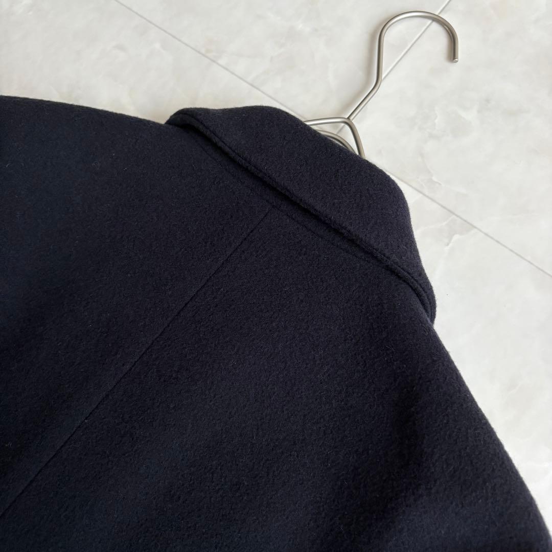 美品✨ Ballsey ウールナイロンカシミヤチェスターコート 濃紺 ロング M