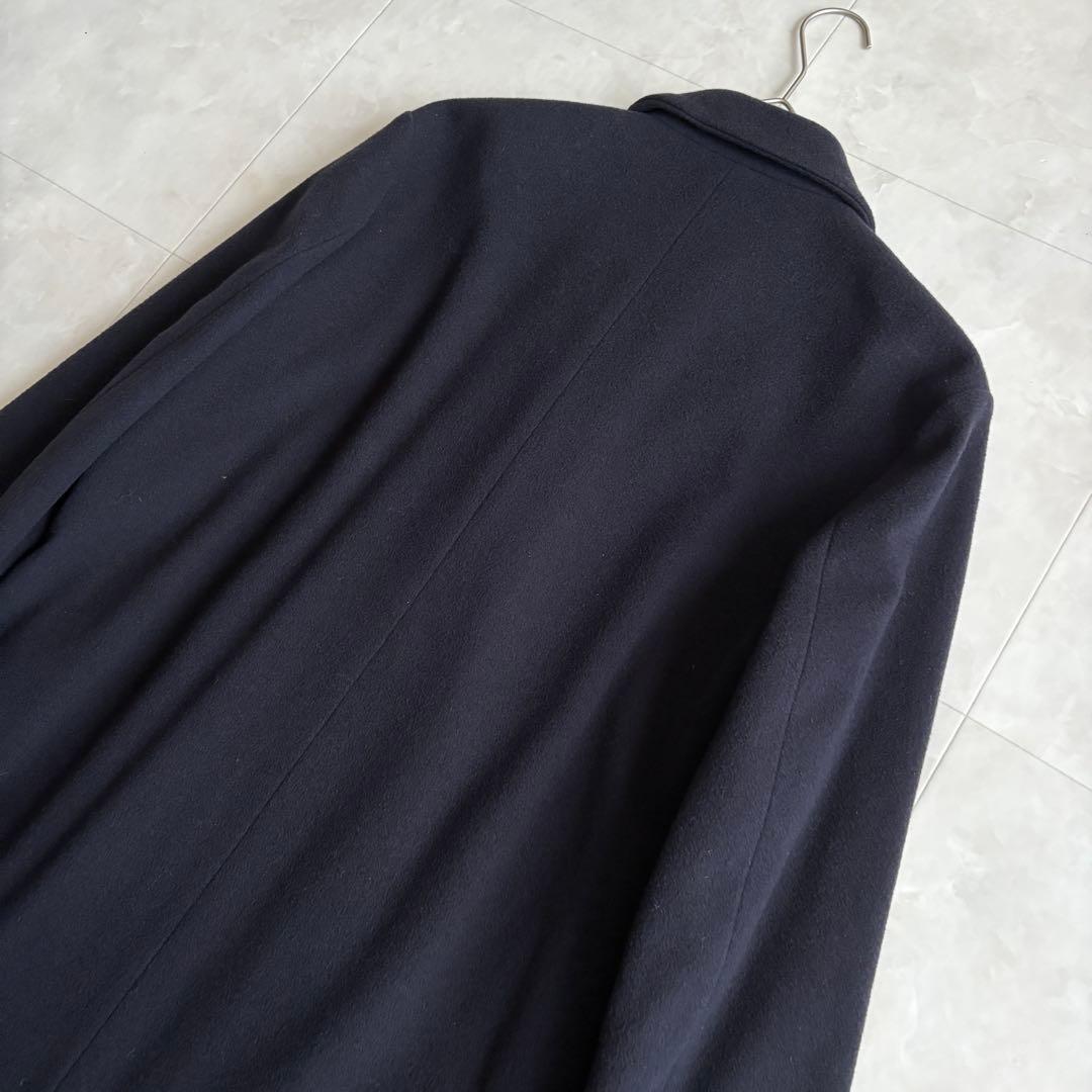 美品✨ Ballsey ウールナイロンカシミヤチェスターコート 濃紺 ロング M