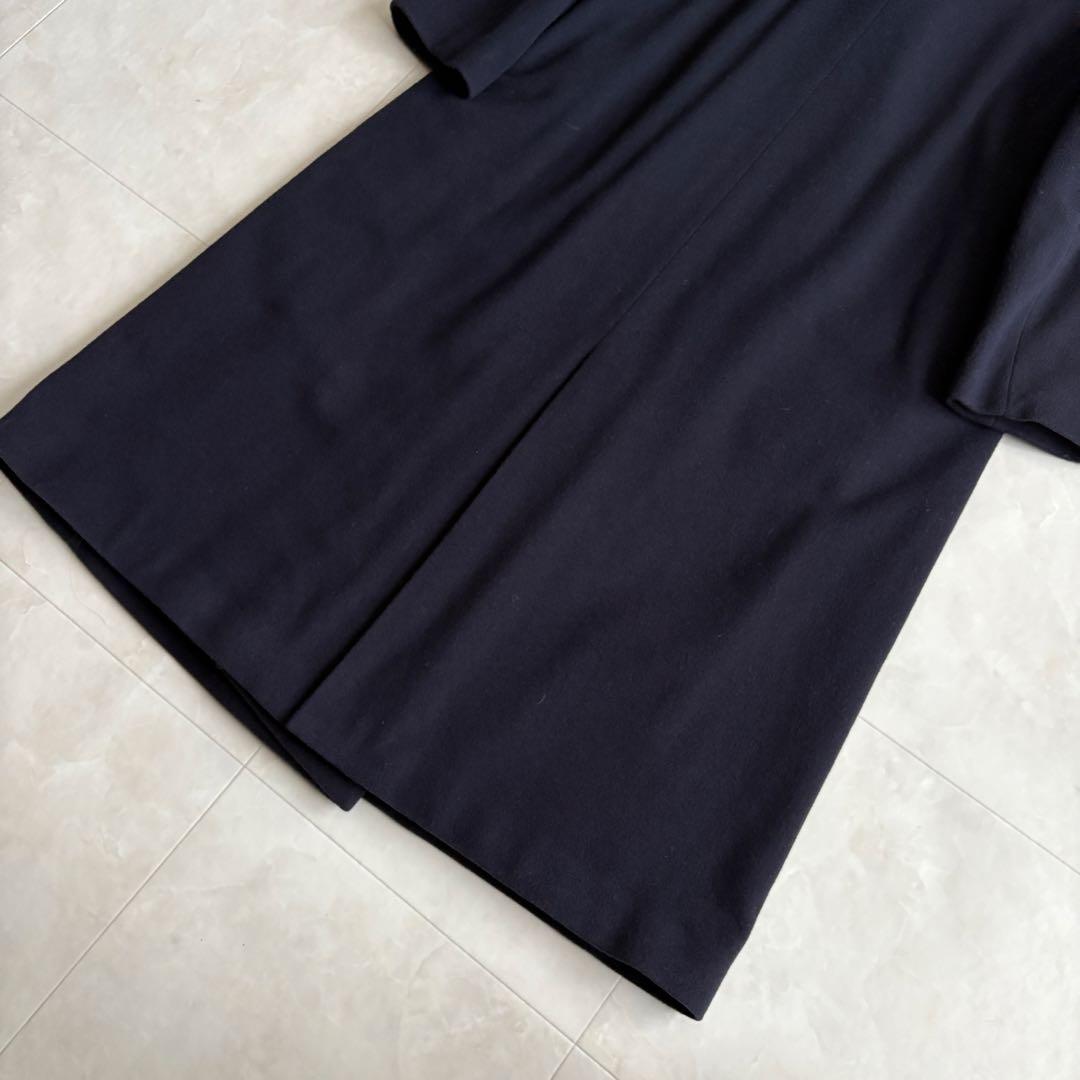 美品✨ Ballsey ウールナイロンカシミヤチェスターコート 濃紺 ロング M