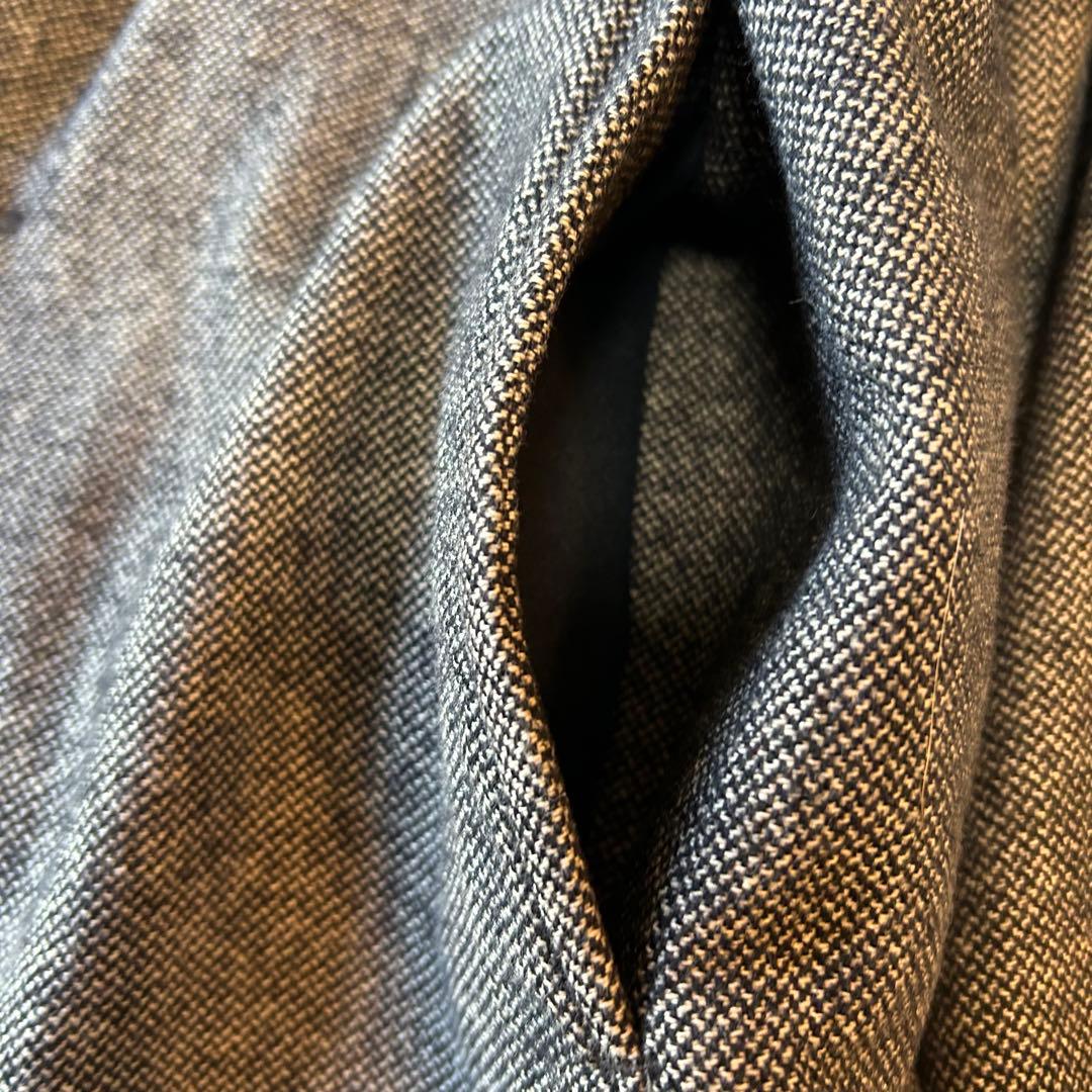 美品　45rpm45R ブリティッシュツイード　ロングコート　ウール　M