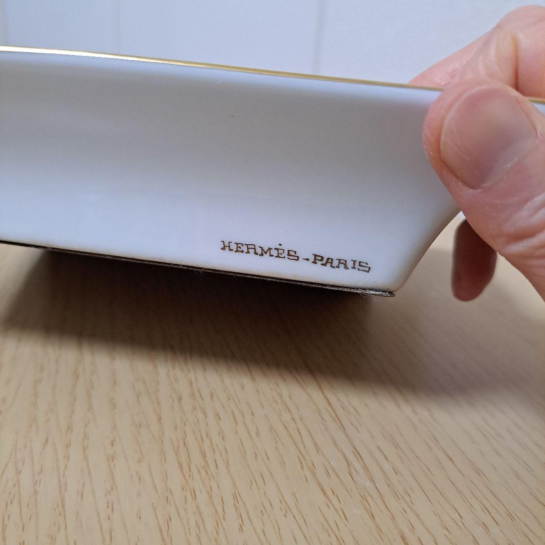 エルメス　アッシュトレイ　ピンクのお花