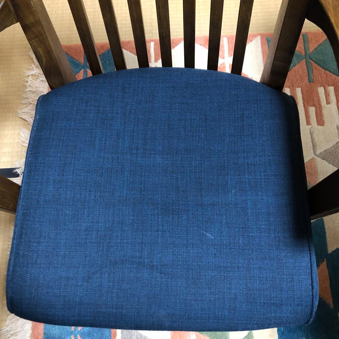 ①和モダン　ダイニングチェア　肘あり