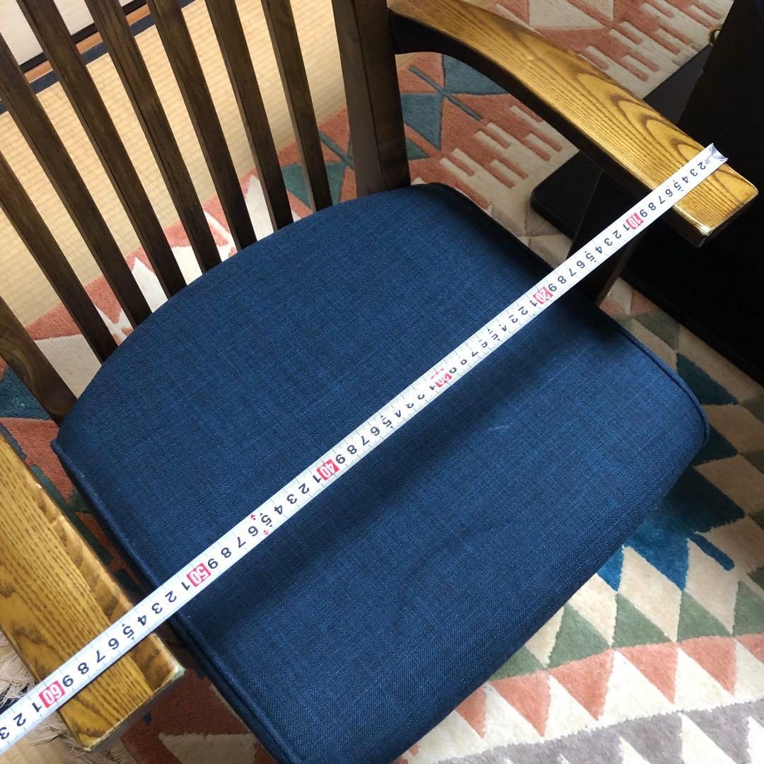 ①和モダン　ダイニングチェア　肘あり