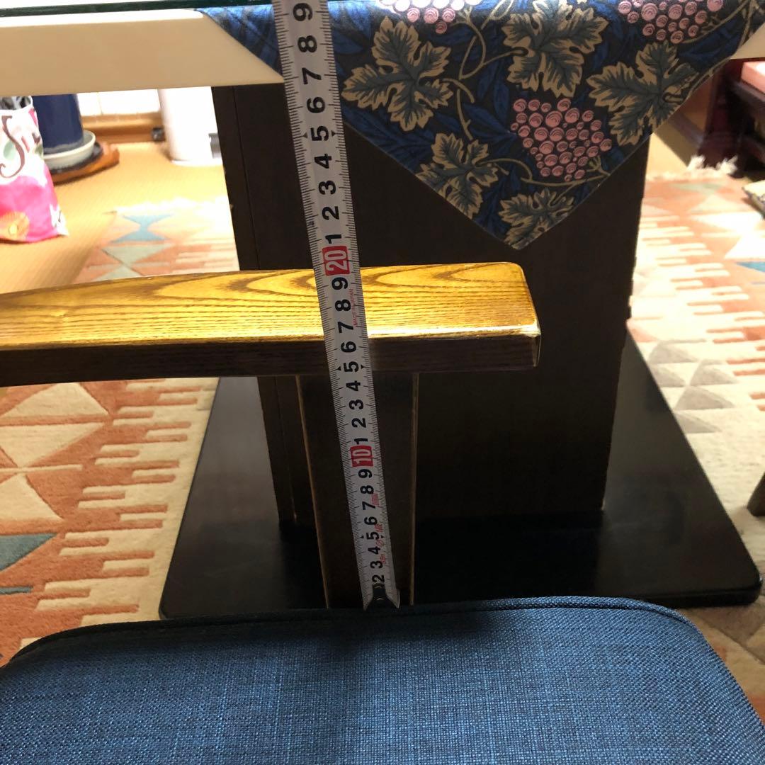 ①和モダン　ダイニングチェア　肘あり