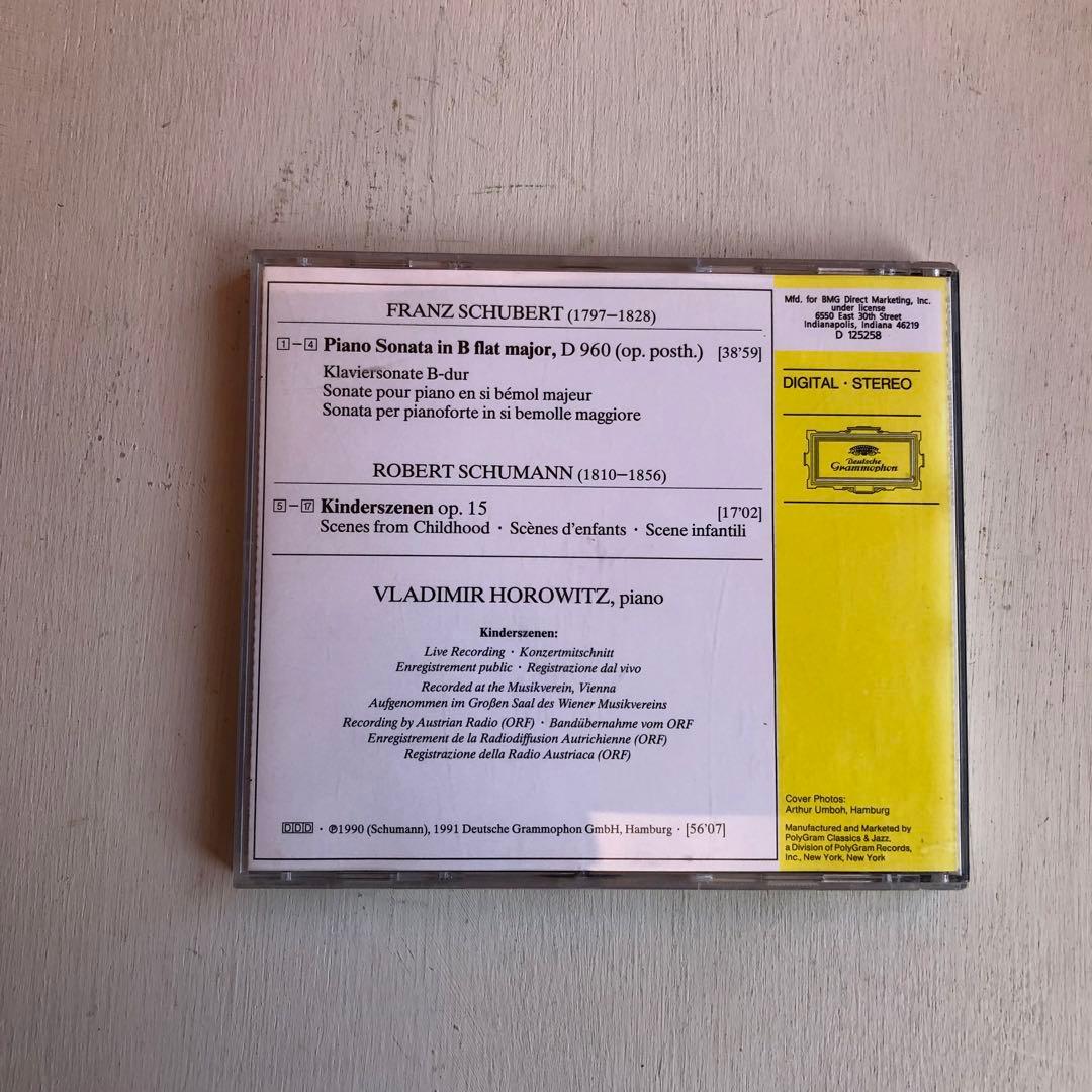 輸入 Horowitz The Poet ザ・ポエト ホロヴィッツ シューベルト