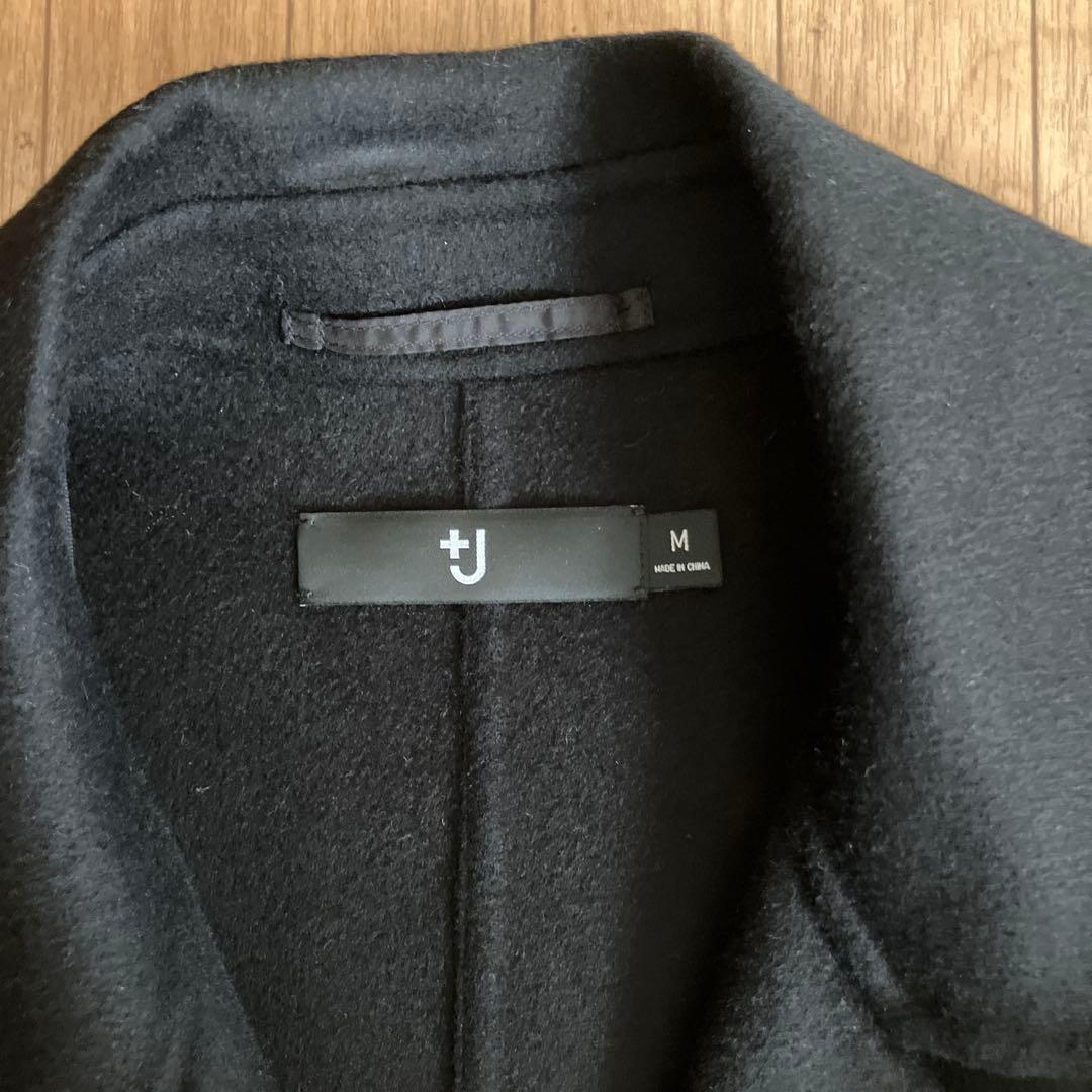 【タイムセール】ユニクロ +J カシミアブレンドラップロングコート