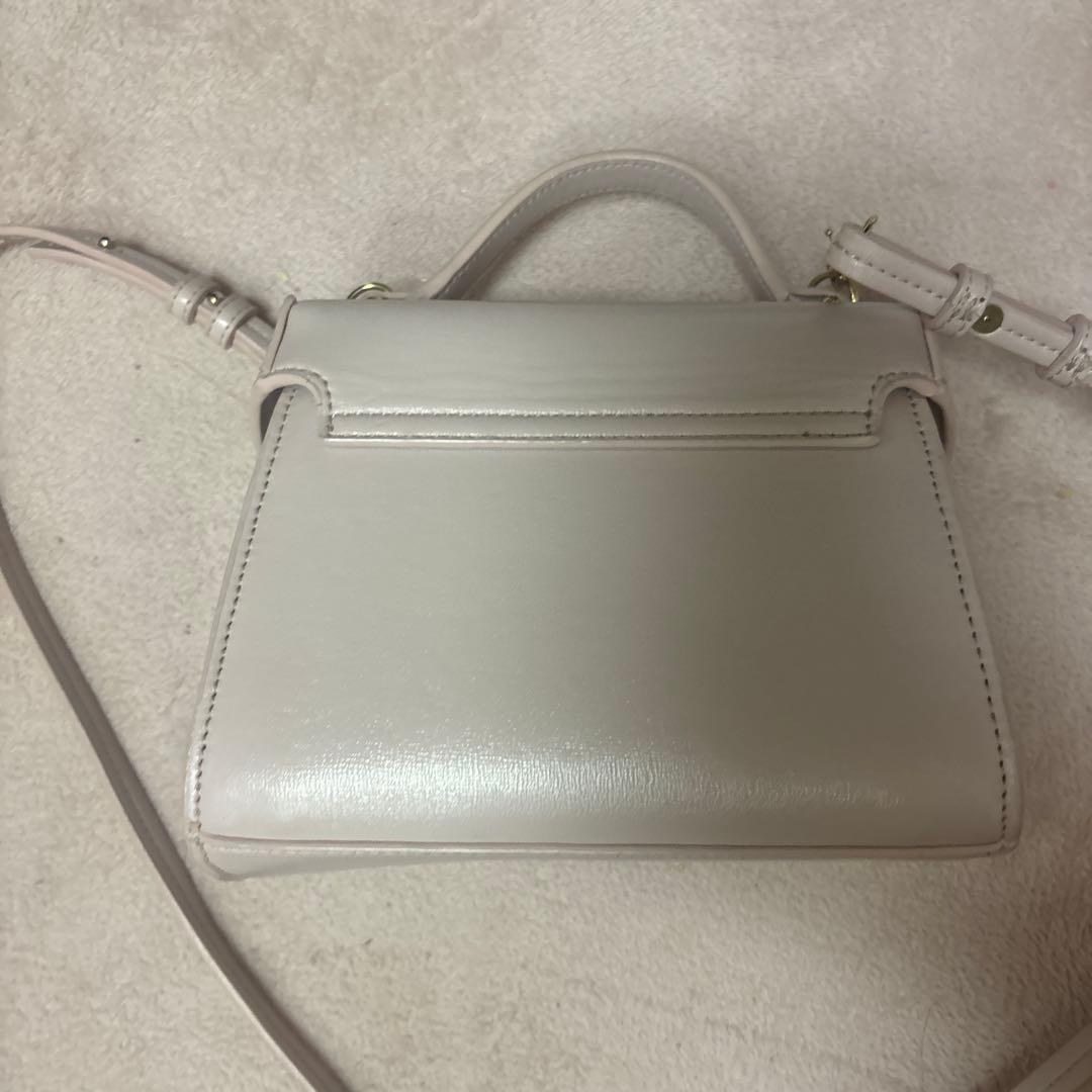 セルフォード ピンク スタッズ付き ショルダーバッグ