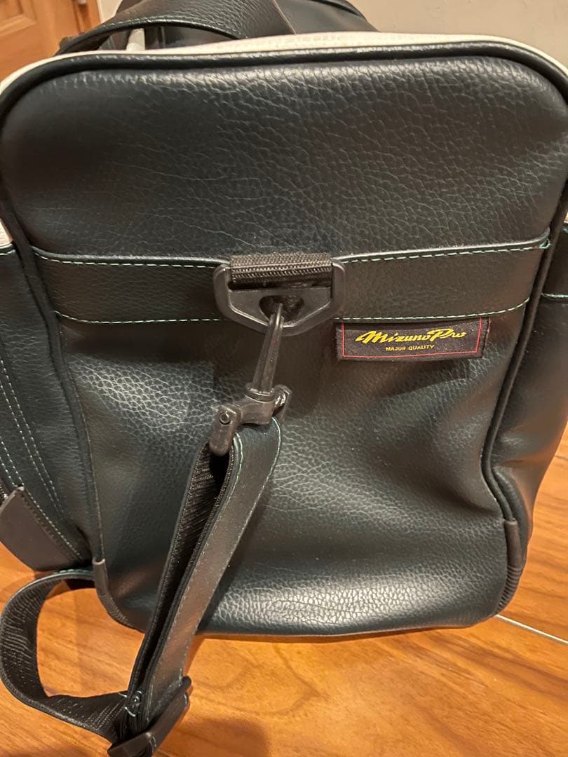 ミズノプロ　セカンドバック　グリーン×ホワイト