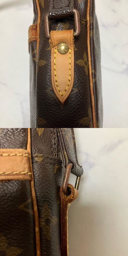 ルイヴィトン ショルダーバッグ ダヌーブ モノグラム pvc レザー