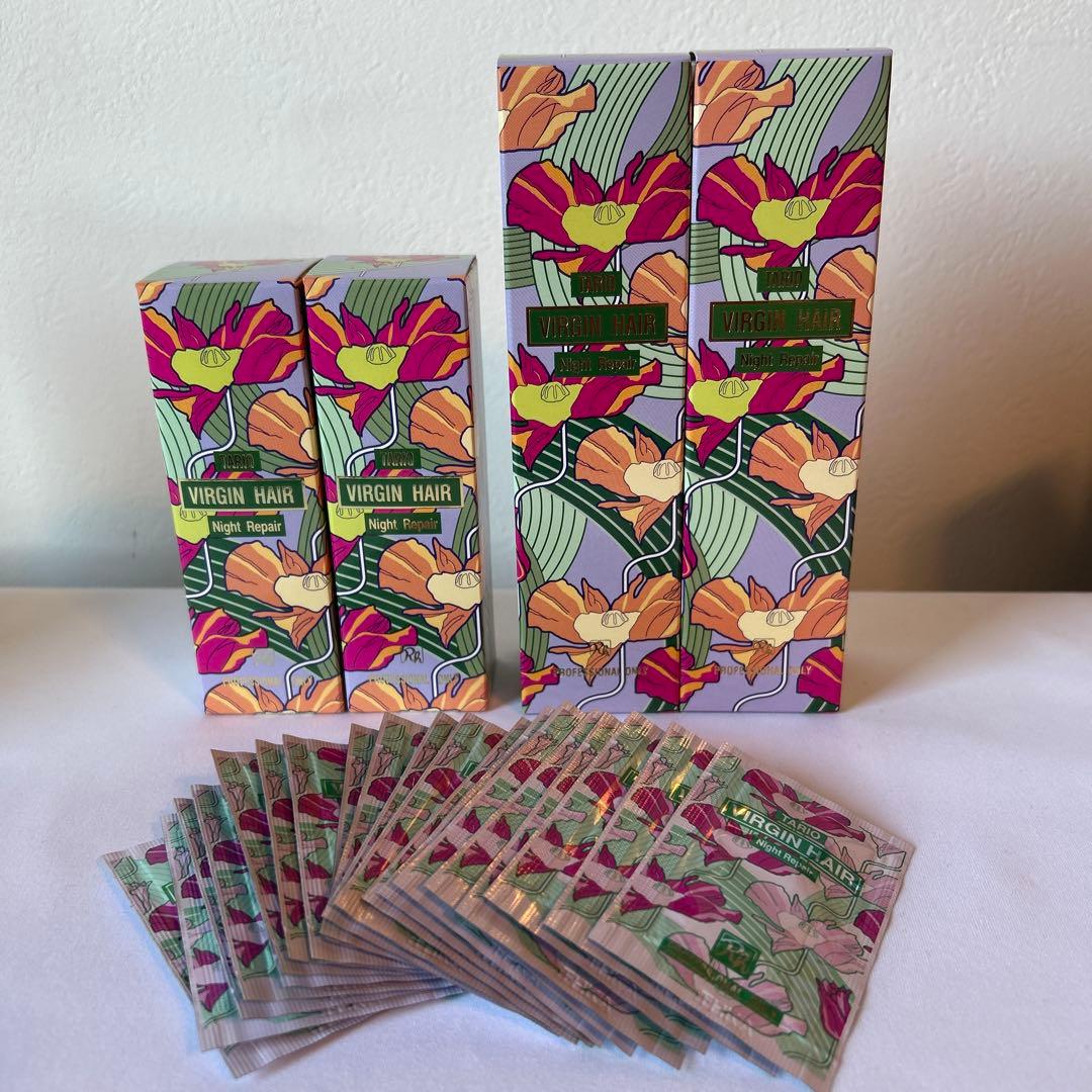 タリオ　ヴァージンヘア　ナイトリペア150mlと60ml 各2本とサンプル20枚