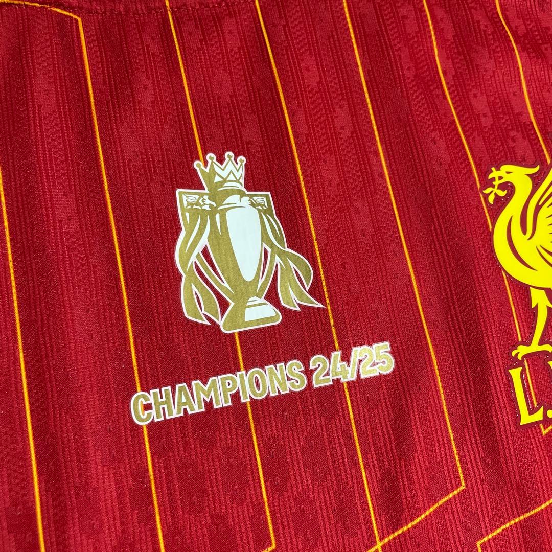 新品 正規品 リバプール 24-25 遠藤 優勝パッチ付 オーセン ユニフォーム