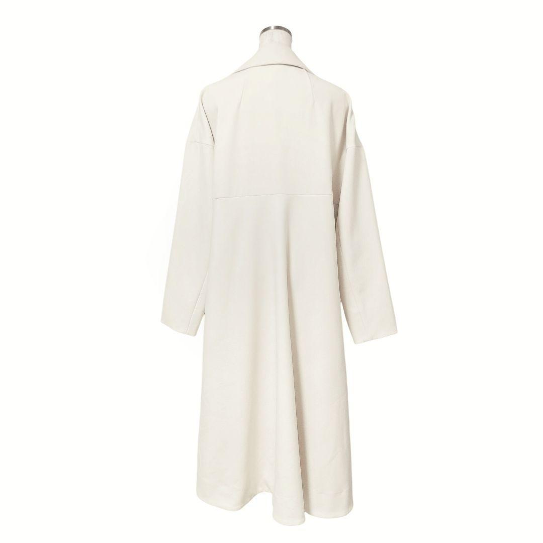 エンフォルド ダブルクロススリットオーバーコート アイボリー 38 M