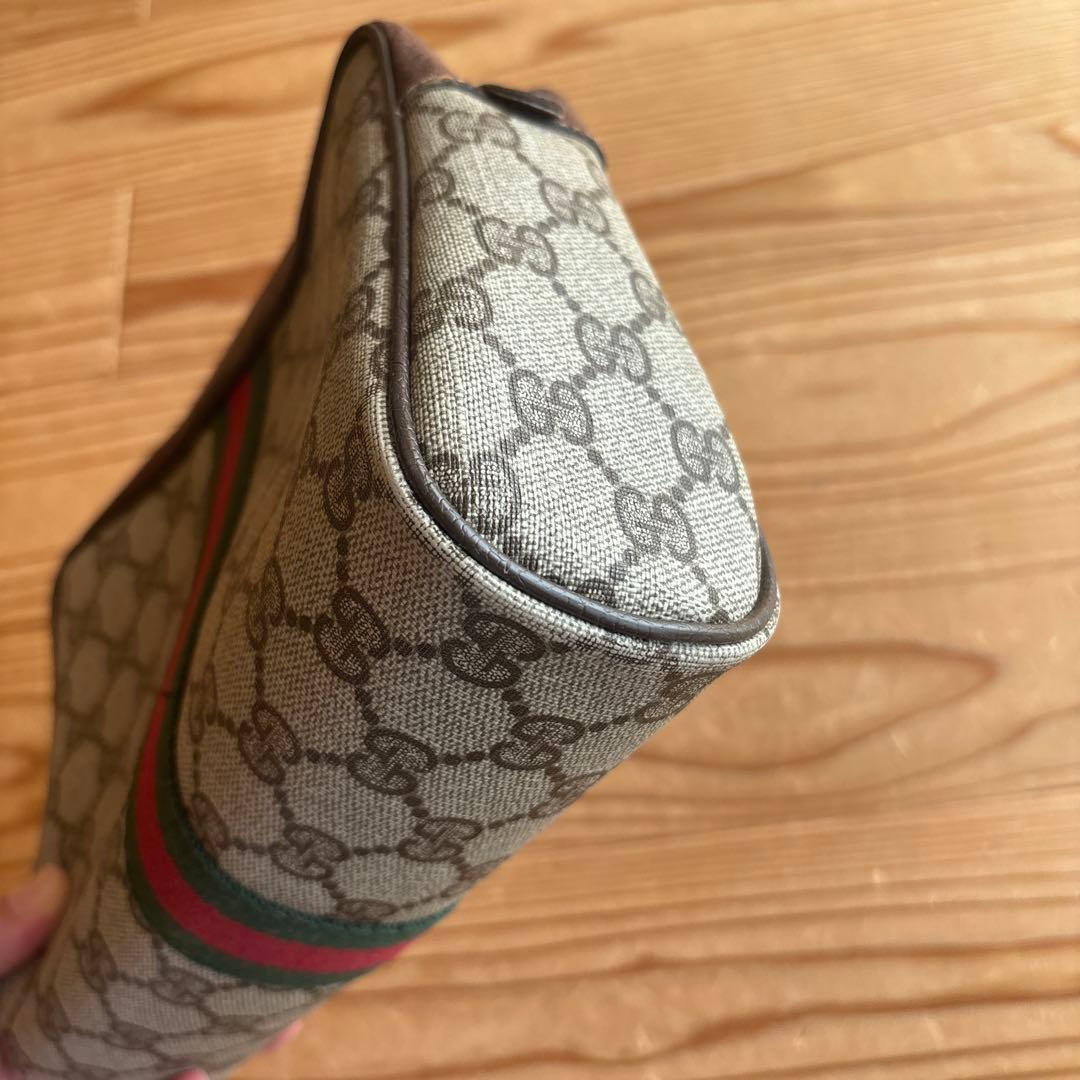 オールドグッチ　シェリーライン　ポーチ　クラッチバッグ