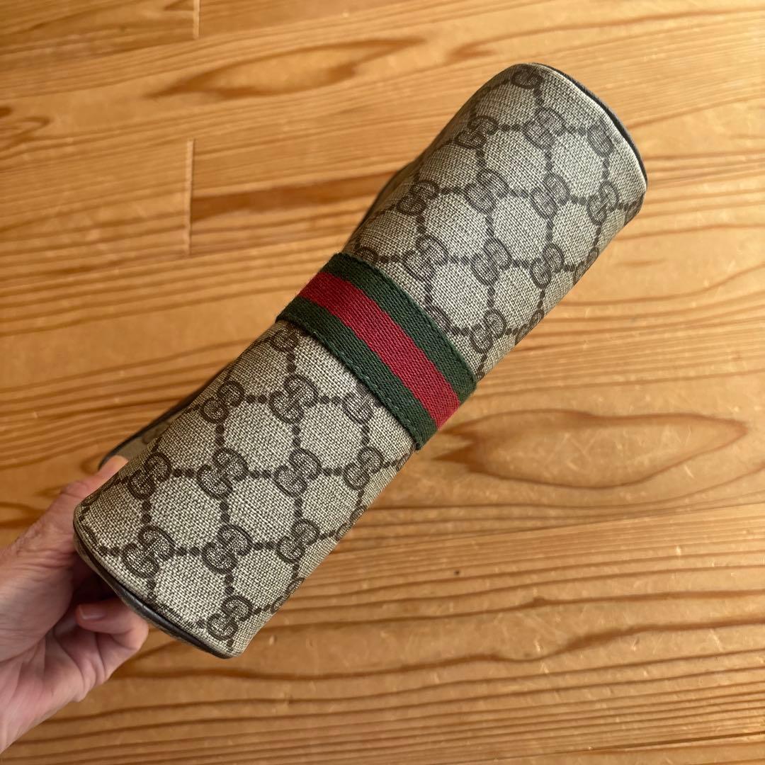 オールドグッチ　シェリーライン　ポーチ　クラッチバッグ