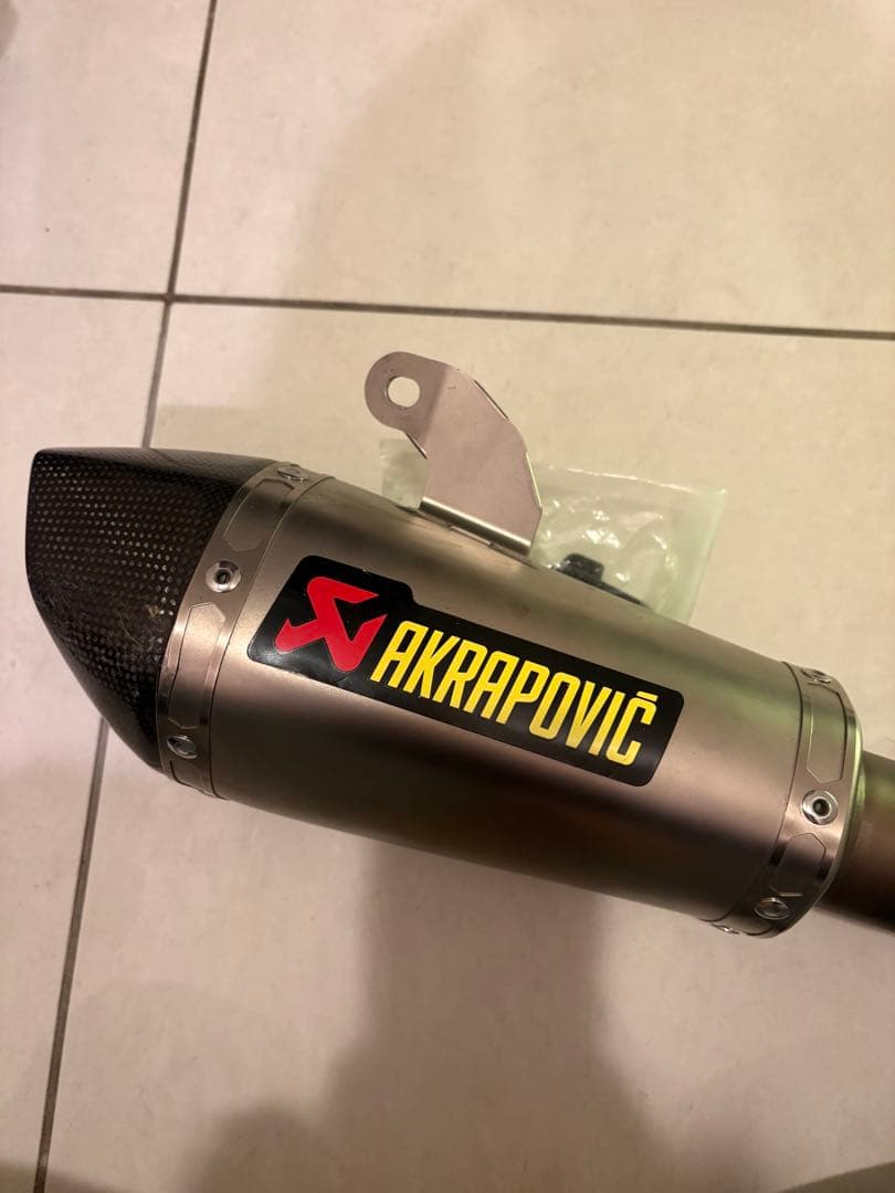 AKRAPOVIČ レイシングタイプスリップオンマフラー