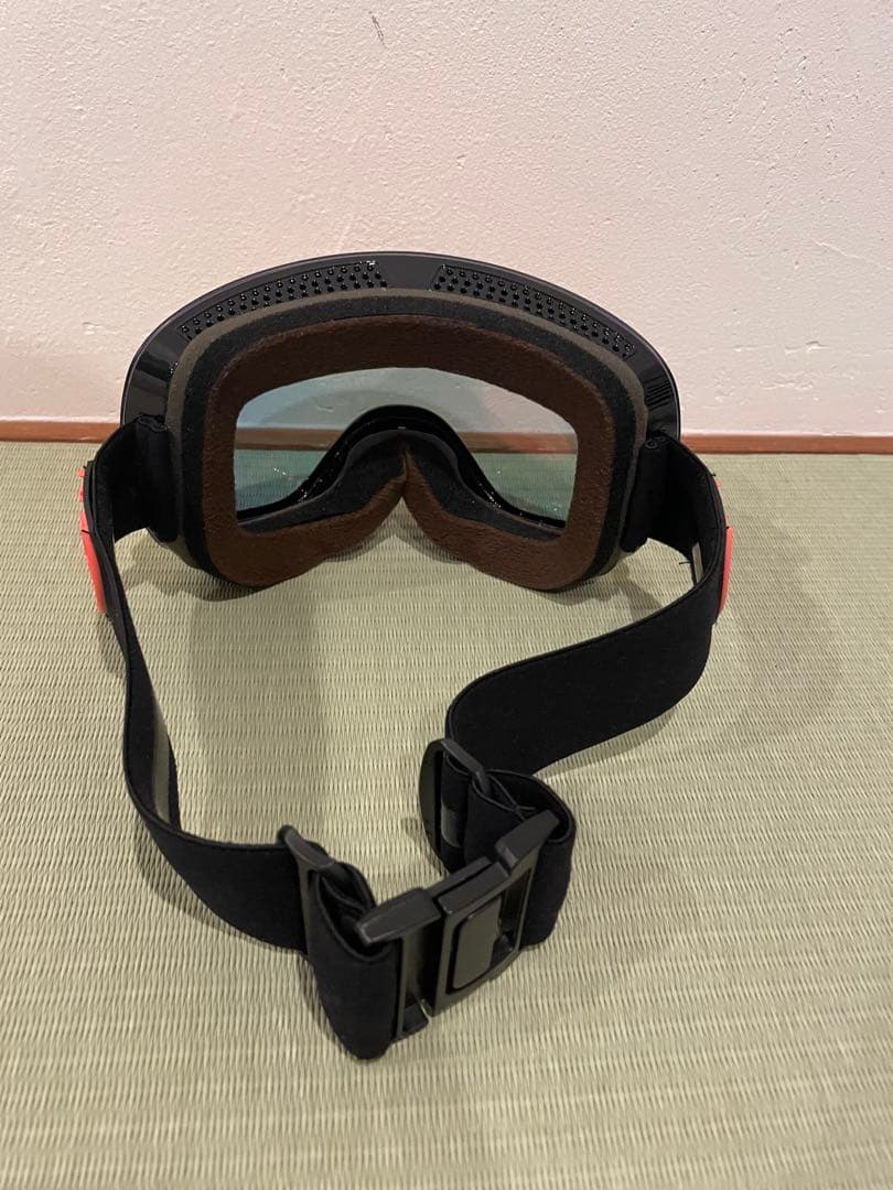 スキーゴーグル　ドラゴン　ハードケース付き　ミラー仕上げ ピンクレンズ